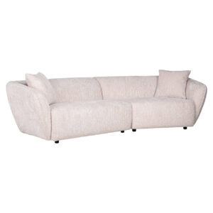 Luxuriöser „ Sofa “ Armand in Creme, perfekt für elegante Wohnzimmer.