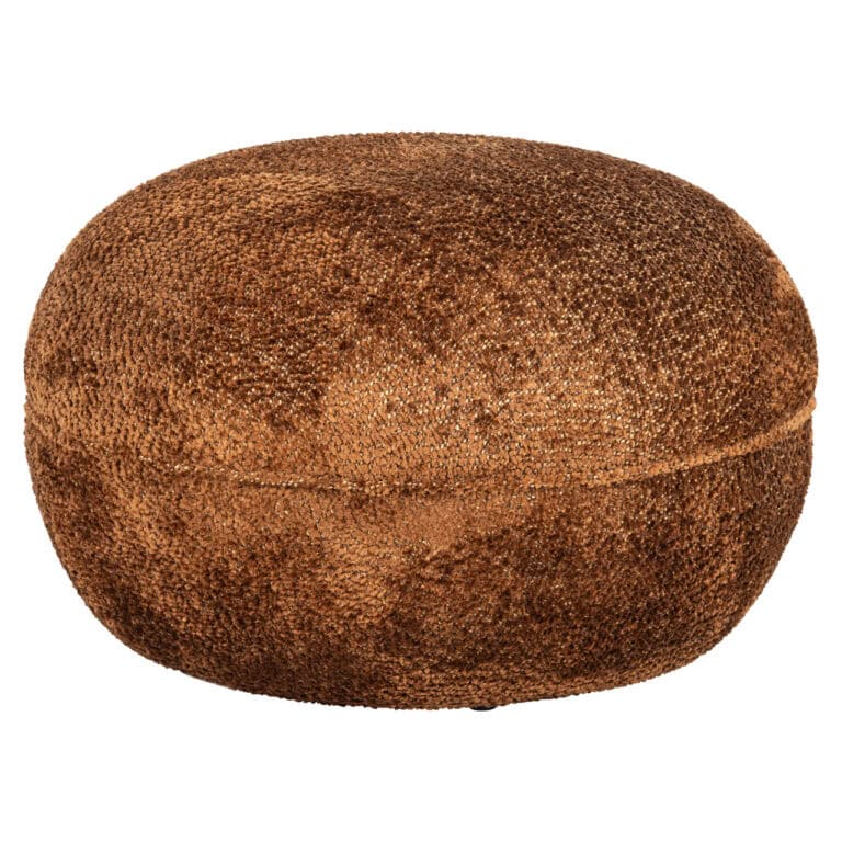 Cinnamon poef en voetenbank van Richmond Interiors.