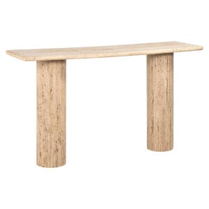Elegante console Hampton zand 140 van natuurlijk travertijn.