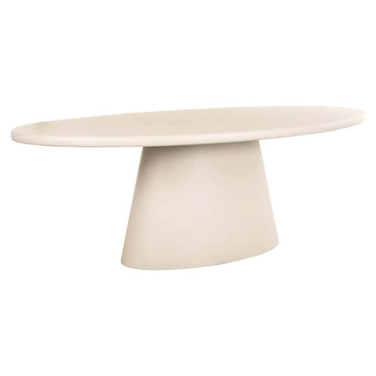 Table à dîner  s modernes de couleur beigeClayton au design unique, pour des salles à manger élégantes.