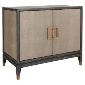 Élégant buffet Bloomville shagreen et brass , idéal pour un intérieur luxueux.