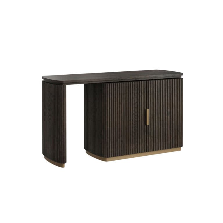 Richmond Interiors - Bureau Cambon donker koffie meubel.