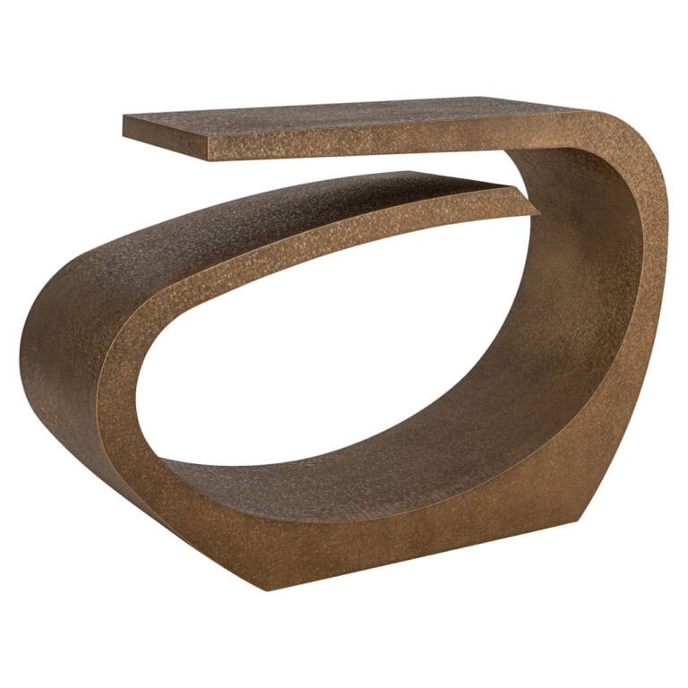 Table console moderne engold  brushed gold design unique.