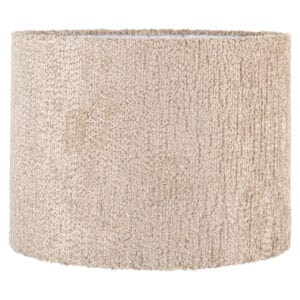 Emily beige lampshade for atmospheric interior lighting.