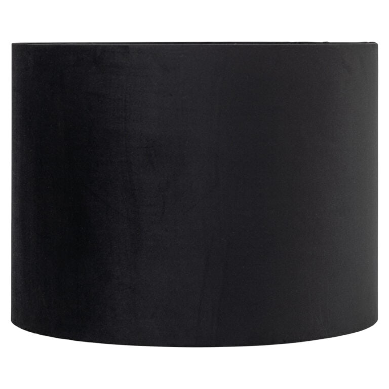 Zwarte lampenkap Jaylinn 50Ø voor moderne interieurverlichting.