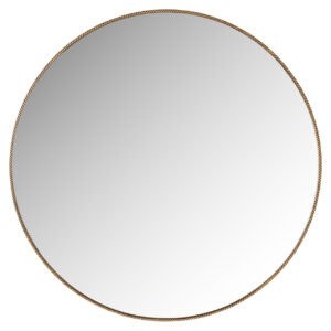 Gouden ronde spiegel Lavinia 110Ø voor interieurdecoratie.