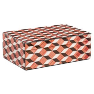 Chady Multicolor Storage Box Chady a Geometric Pattern for Decoration.