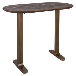 Revelin eettafel in donkerbruin hout, modern design voor eetkamer.