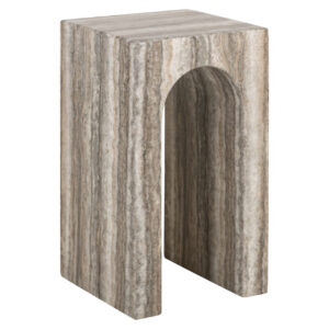 Bijzettafel Dulce grey van Richmond Interiors met marmerlook afwerking.
