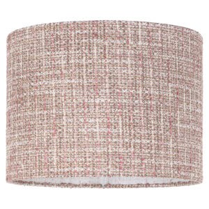 Modern, textured pink lampshade for a trendy interior.