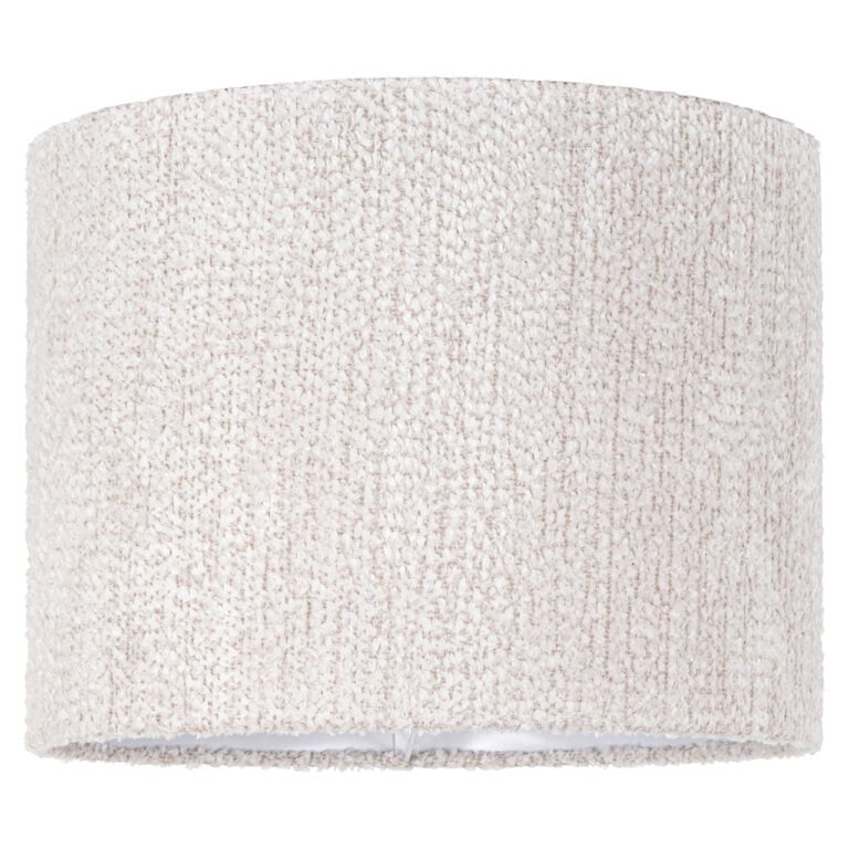 Luxe crème lampenkap Marly 50cm diameter voor elegante verlichting.