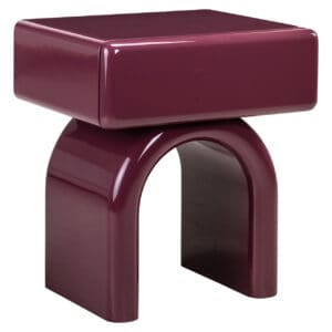 Bennet Burgundy nightstand with one drawer from Richmond Interiors.