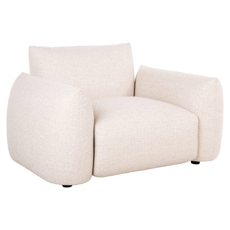Chaise extérieur Dawson beige Alpine Lounge, confortable et élégante.