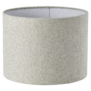 Zera Biscotti 40Ø lampshade in beige fabric, suitable for modern interior lighting.