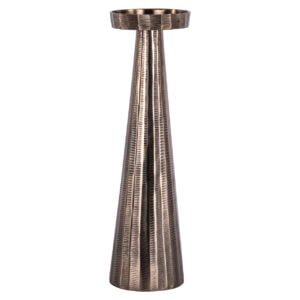 Evola bronzen kandelaars met elegante afwerking.