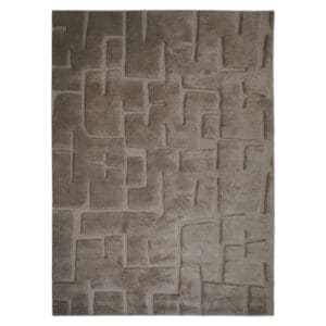Tapis beige moderne Tapis motifs géométriques pour le salon.