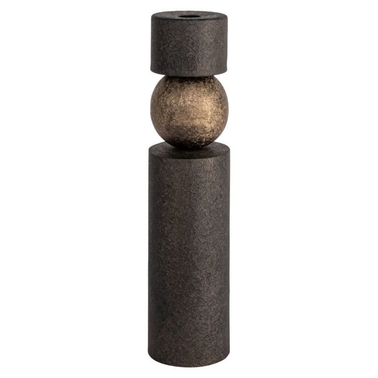 Antiker, großer Kerzenhalter aus Bronze Kerzenhalter modernem Flair.