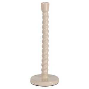 Élégante figurine blanche « Nena » de la marque « Bougeoir » tapioca , de petite taille, pour la décoration d'intérieur.