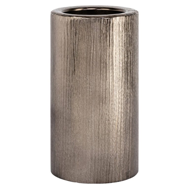 Kleine brass kandelaar Rio met antieke afwerking voor interieur.