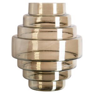 Decoratieve gouden vaas Liosa smoke groot voor interieur.