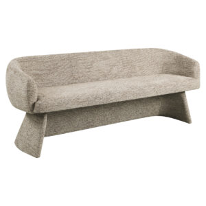 Eetkamerbank Quiriro mocca met moderne design en comfortabele zitting.