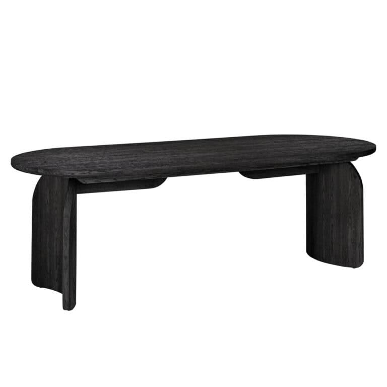 Fairmont , dark wood dining table, modern design, spacious table for the dining room.