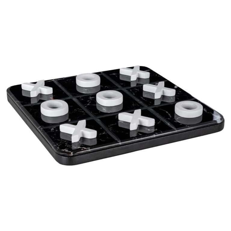 Decoratief Trixi spel in zwart-wit voor interieurdecoratie.