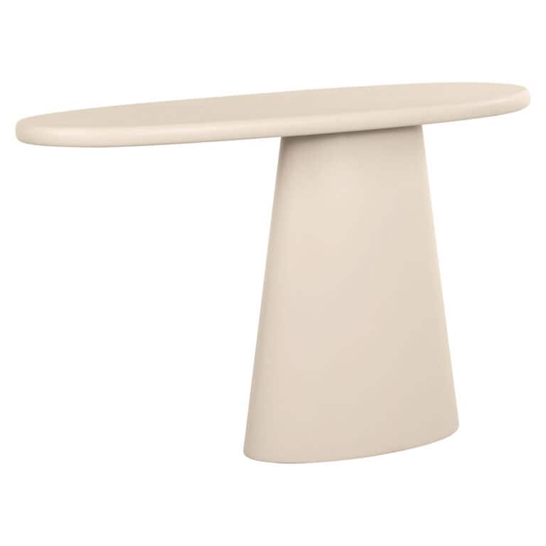 Table beige moderne de la marque Console Clayton pour la décoration d'intérieur.