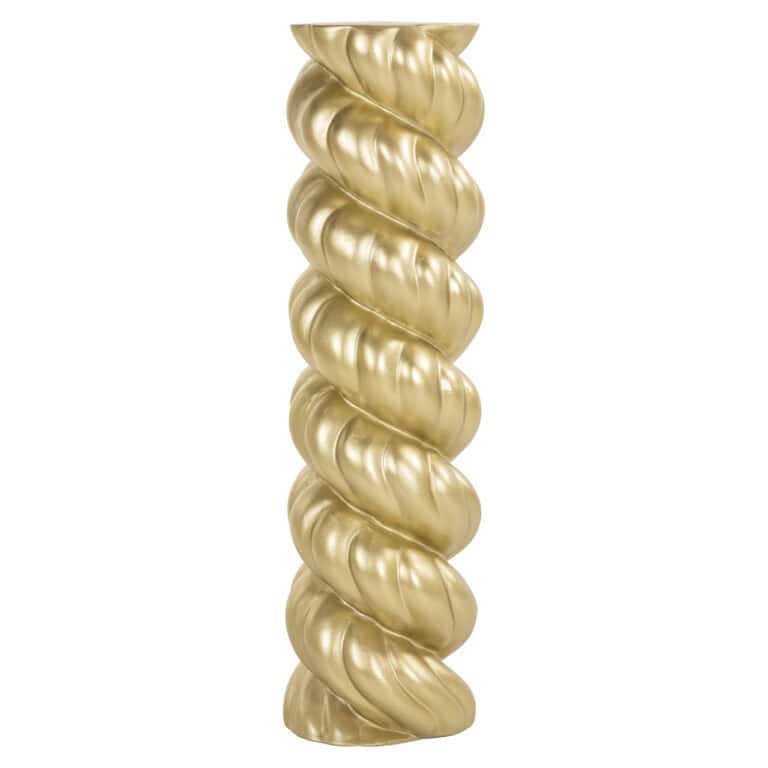 Gouden spiraalvormige decoratie voor interieurdesign.