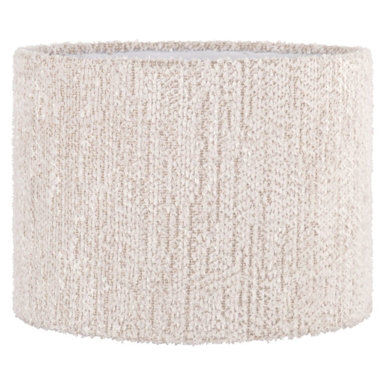 Abat-jour de couleur claire « Marly » 40Ø pour un éclairage d'ambiance.