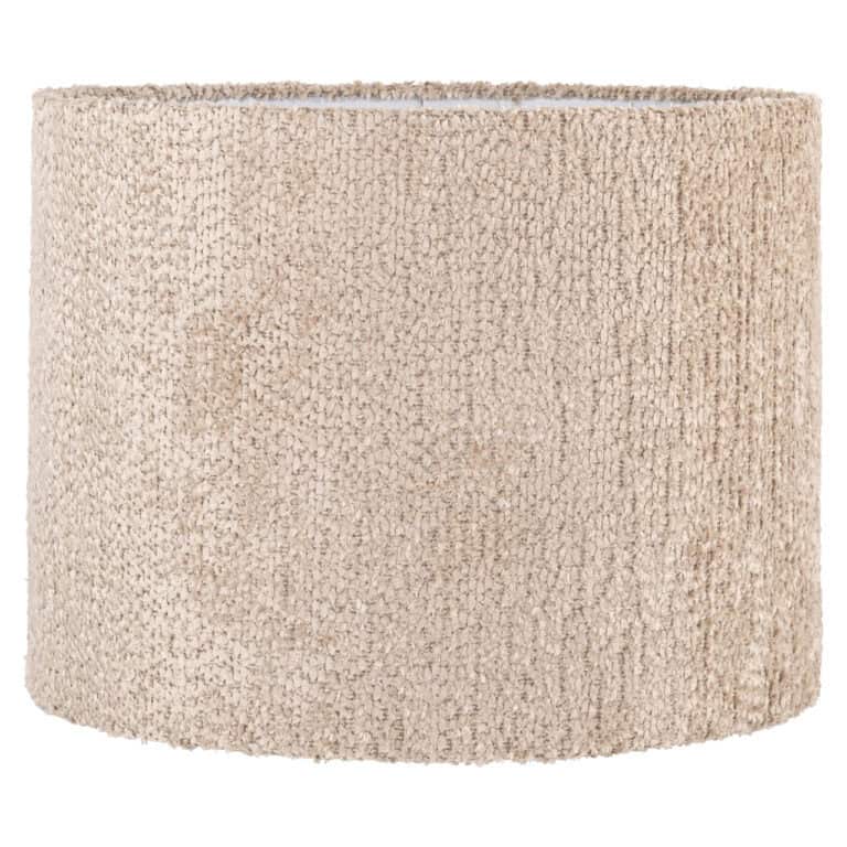 Abat-jour beige « Emily » 50Ø pour un éclairage d'intérieur chaleureux.