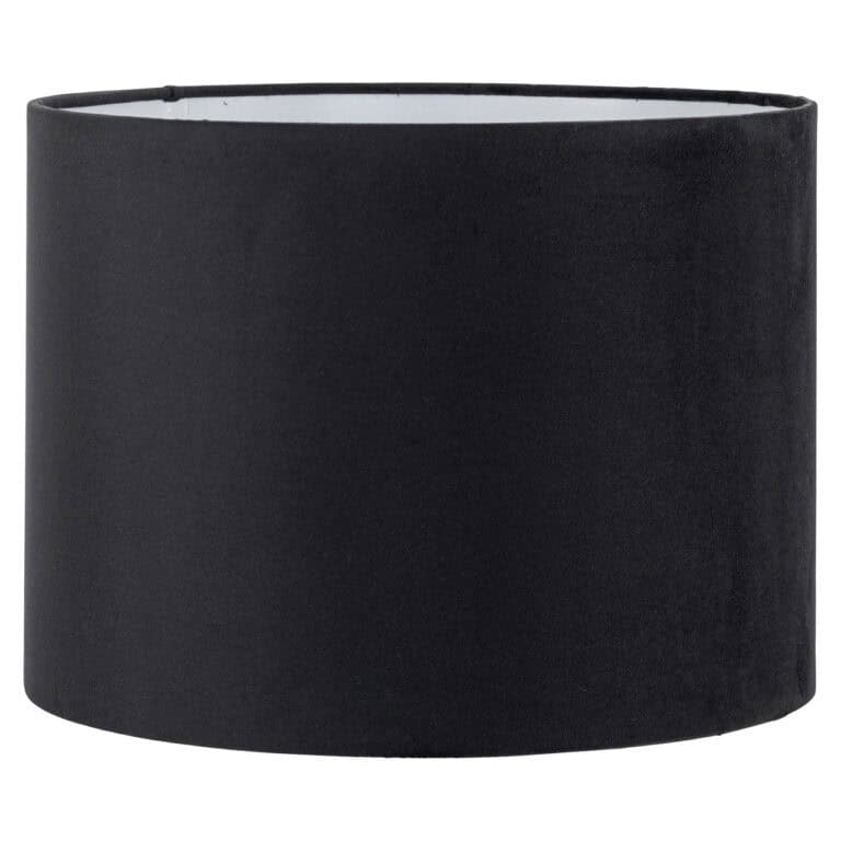 Abat-jour noir Jaylinn 40 cm de diamètre, pour une décoration d'intérieur moderne.