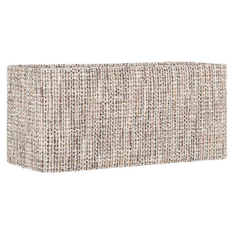Abat-jour moderne à la texture naturelle, idéal pour un intérieur tendance.