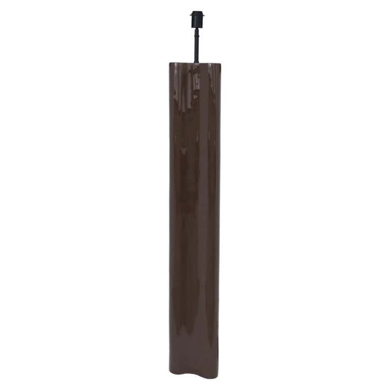 Lampadaire « Aurelia » Chestnut en bois brun avec bras réglable.