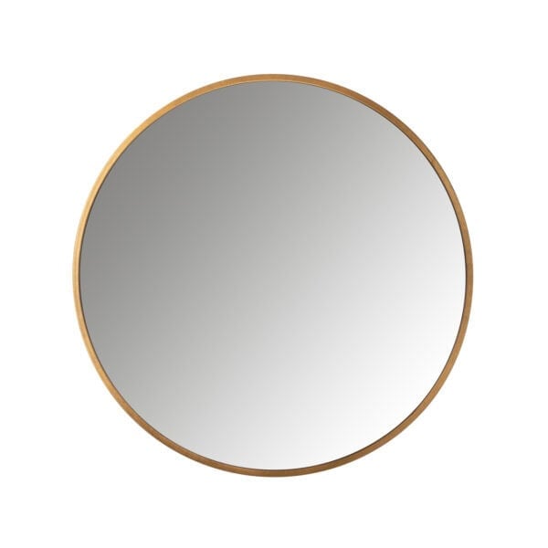 Miroir s avec bordure dorée pour la décoration d'intérieur.