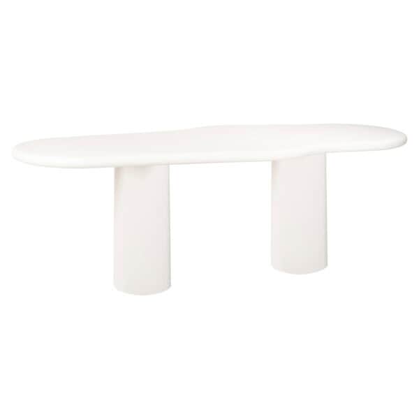Bloomstone 260 modern white dining table for stylish dining rooms.