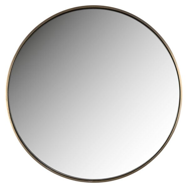 Miroir s avec bordure dorée pour la décoration d'intérieur.