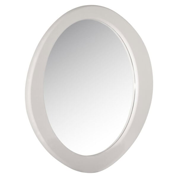Miroir s ronds blancs au design minimaliste pour la décoration d'intérieur.