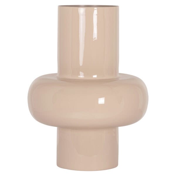 Vase beige moderne d'Richmond Interiors, au design raffiné et élégant.
