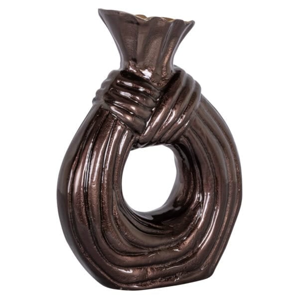 Suen Vase: Large dark brown vase by Richmond Interiors.