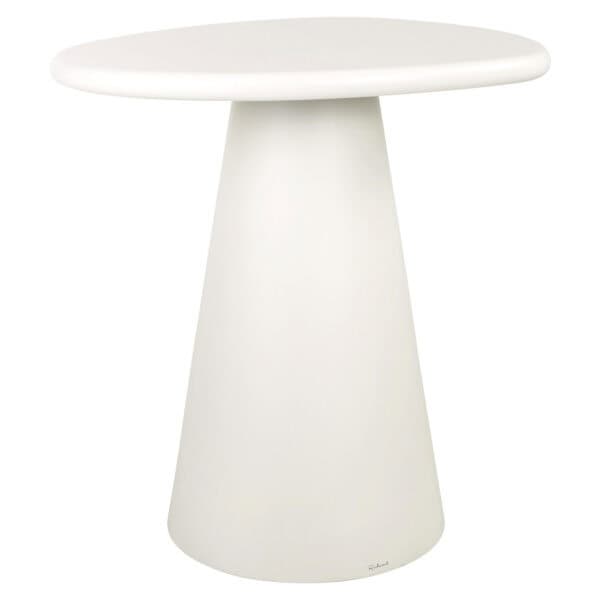 Table de bar blanche « Bloomstone » pour une décoration d'intérieur moderne.