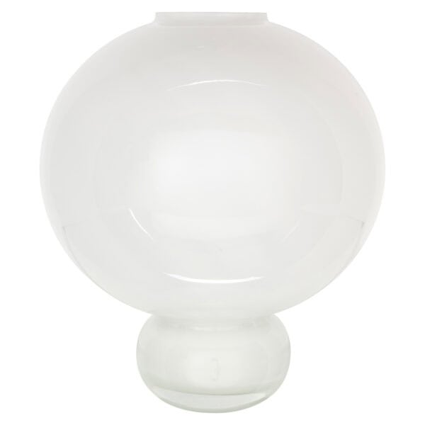 Vase blanc Mireva, design moderne, céramique, décoratif.