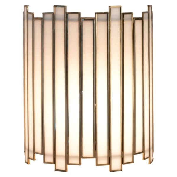 Luxuriöse Wandleuchte „ Lima “ in Antikbronze mit warmem Licht für den Innenbereich.