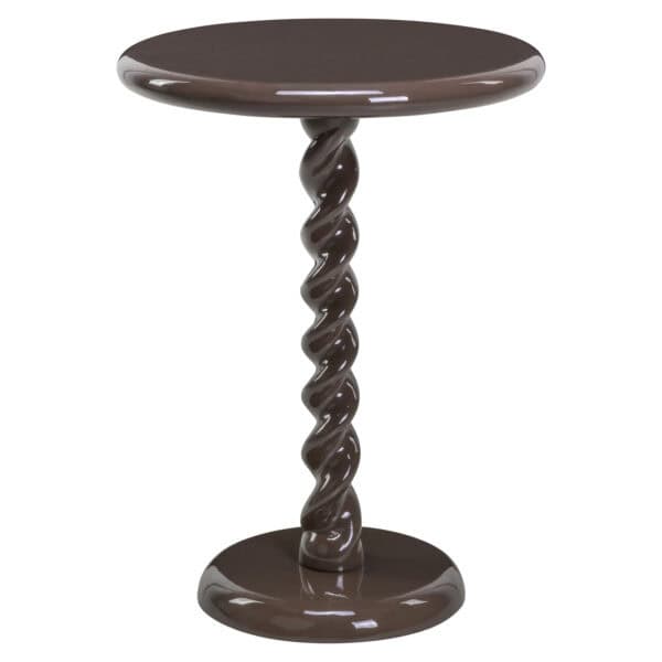 Eleganter Beistelltisch in der Ausführung „Chestnut“ mit gedrechselten Beinen.