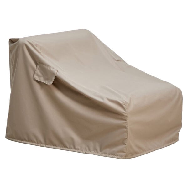 Taupe beschermhoes voor Dawson meubel, waterdicht en UV-bestendig.