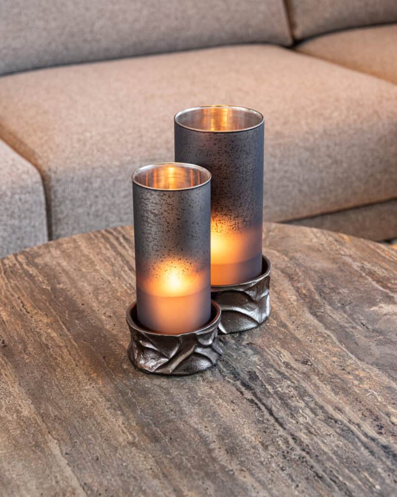 Windlicht Candace Smoke Small – Richmond Interiors